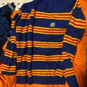 Disney x forever 21 Donald Duck striped sweater mens large
